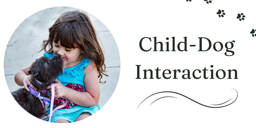 child-dog interaction